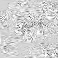 Striped distorted texture with surface deformation effect.