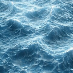 Obraz premium b'Deep blue ocean surface with white waves'