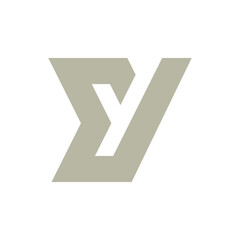 Monogram Y. Design vector Y logo. Monogram initial letter mark Y logo design. Monogram design vector logo. Monogram initial letter mark Y logo design. Simple Y monogram. Monogram Y design logo