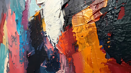 abstract impressionism painting in the style of person >