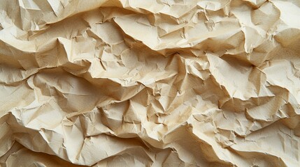 b'Close-up of crumpled brown paper texture background'
