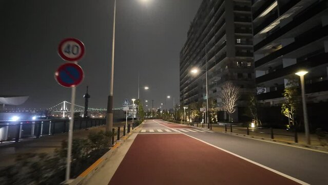 晴海フラッグ　夜景サイクリング　2024年