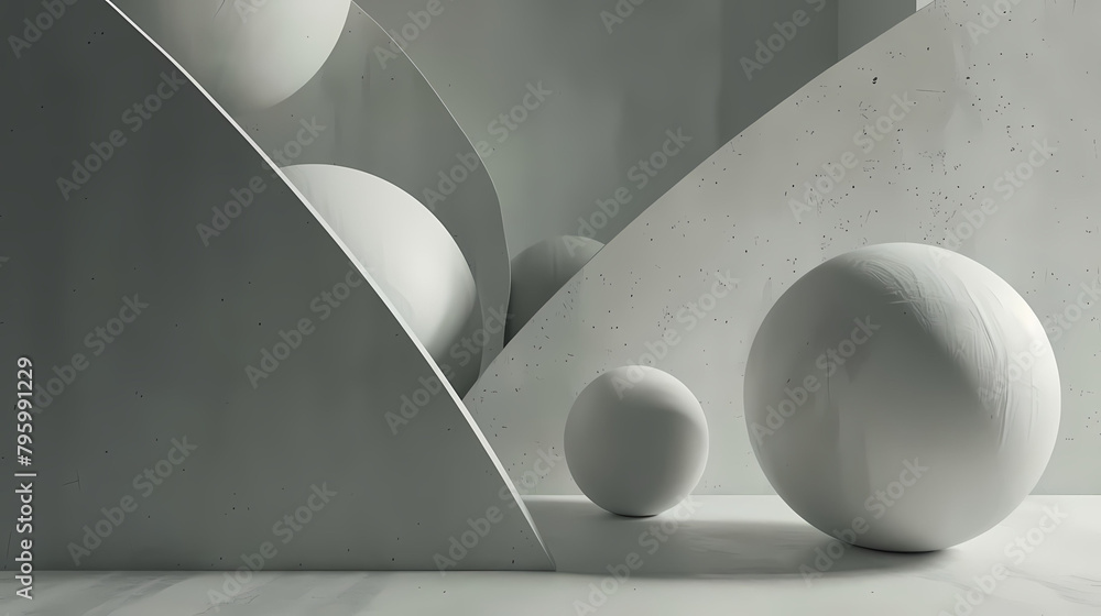 Poster artistic harmony captured in a minimalist scene featuring a transparent background adorned with a l