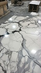 marble on the floor