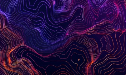 Obraz premium Vector abstract background with colorful lines 