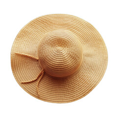 Fototapeta na wymiar summer beach hat isolated on white background