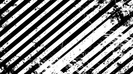 Line stripe pattern with dust and grunge texture on white background. Isolate background.