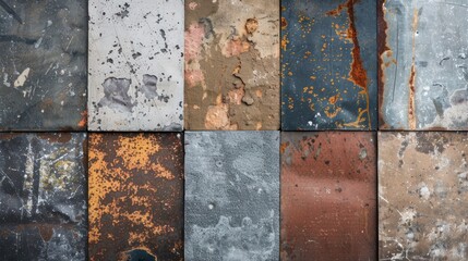 Rusty and distressed texture with vintage grunge elements.
