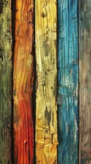 Vibrant wood grain background with bold and dynamic brush strokes.
