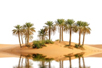 Oasis in Sahara desert landscape outdoors nature.