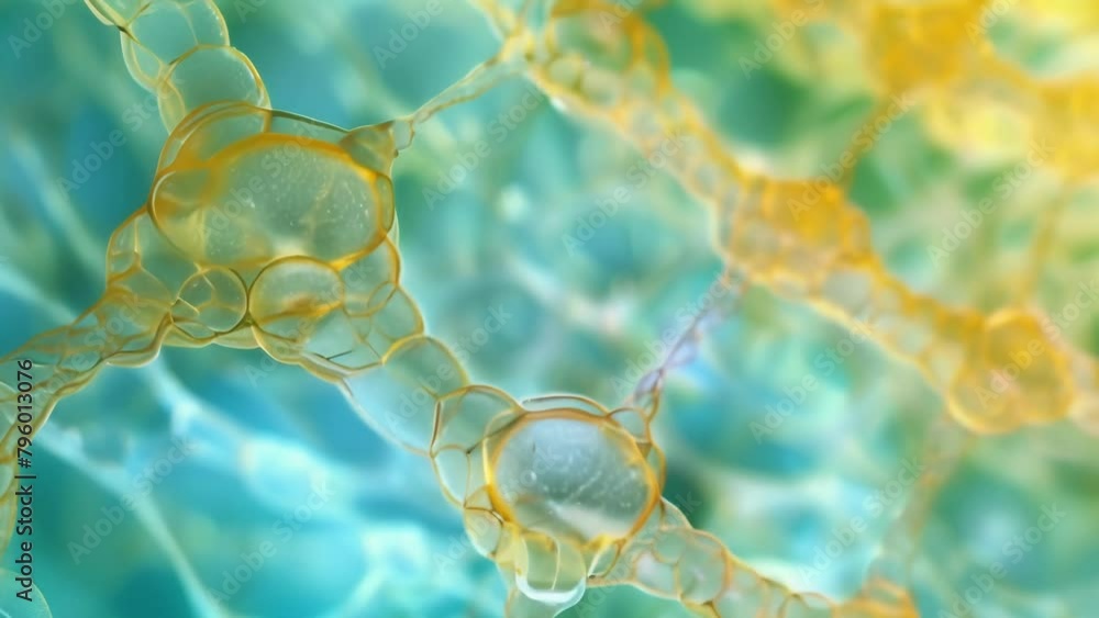 Aufkleber an enlarged image of a plant cells cell wall made up of multiple layers of cellulose that provide sy