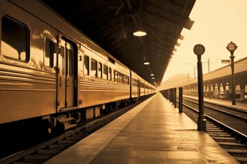 Photography of transportation railway station vehicle.