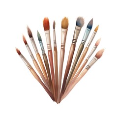 Paintbrushes, various sizes paintbrushes