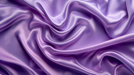 Obraz premium light lilac purple silk satin background with luxurious rippled folds