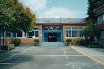 Elementary school architecture building housing.