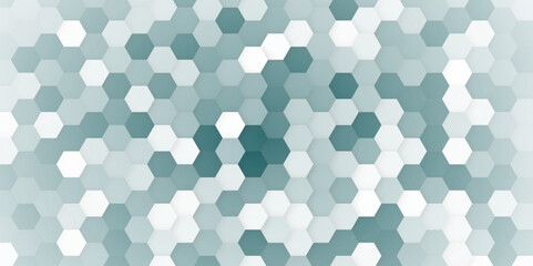 Vector banner design, hexagon pattern. Vector illustration