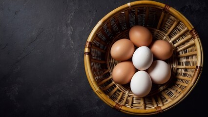 eggs in a basket