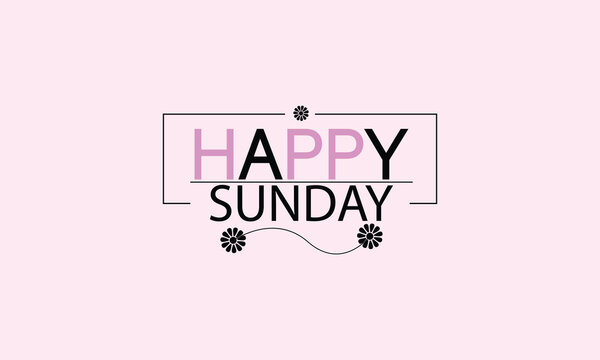 Sunday Illustration Text Designs to Brighten Your Day