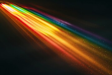 Blurred rainbow ray backgrounds lighting night.