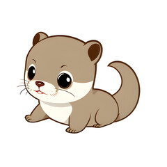 cartoon otter