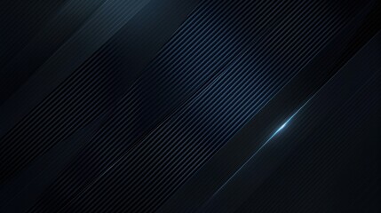 Obraz premium Dark black glossy carbon fiber background wave flowy