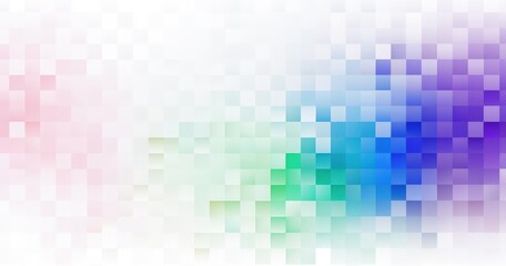 pixelated color spectrum gradient background