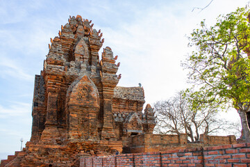 Po Klong Garai Temple In Ninh Thuan Province, Vietnam. Po Klong Garai Temple Is The Most Majestic And Beautiful Cham Tower Cluster Remaining In Vietnam.