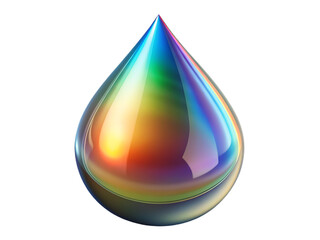 Colorful gradient drops