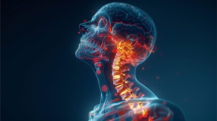 Painful Shoulder Anatomy: 3D Rendering