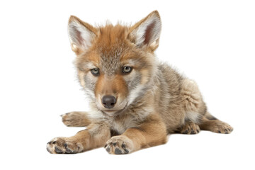 Fototapeta premium baby fox isolated