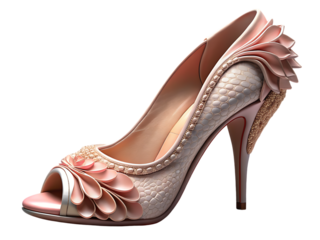 Fashionable high heel shoes