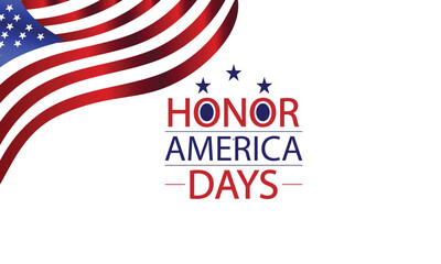 Patriotic Perfection Text Illustration for Celebrating America