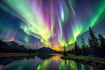 If you're lucky enough to witness the northern lights capture the dazzling display of colors dancing across the night sky in a remote wilderness setting for a magical and otherworldly backdrop
