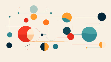 Concept vector illustration of presentation background.