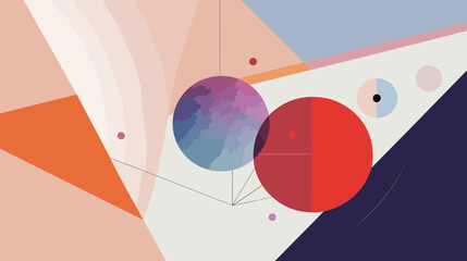 Concept vector illustration of presentation background.