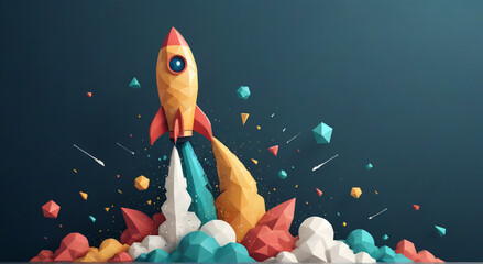 Melodies rocket  in Motion: Abstract Rhythms
