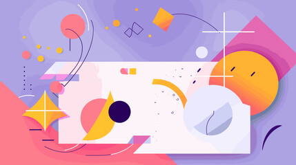 Concept vector illustration of presentation background.