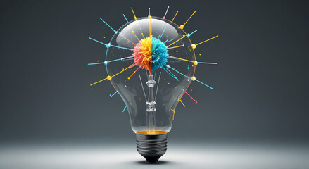 light bulb with idea