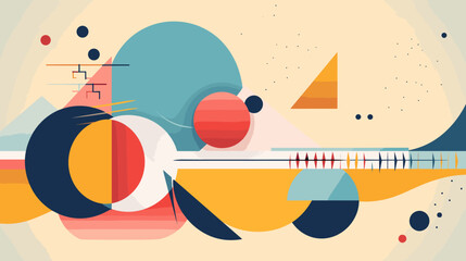 Concept vector illustration of presentation background.