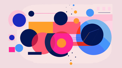 Concept vector illustration of presentation background.