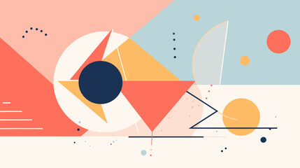 Obraz premium Concept vector illustration of presentation background.