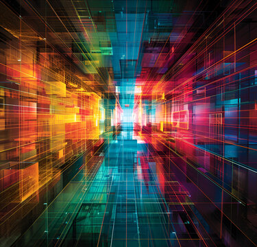 Hintergrund f&uuml;r Technik, Sound, Grafik, Ai, made by AI