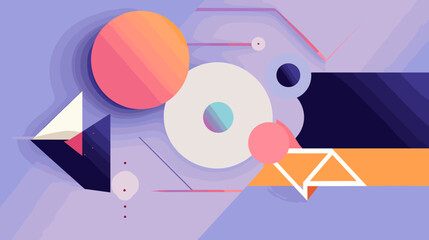 Concept vector illustration of presentation background.