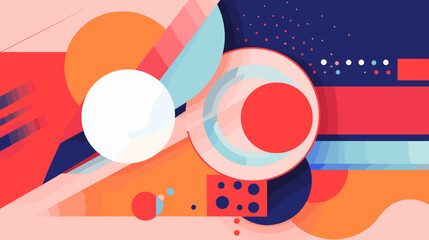 Obraz premium Concept vector illustration of presentation background.