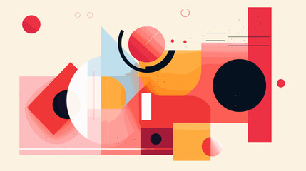 Concept vector illustration of presentation background.