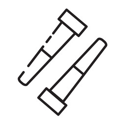 Chopstick Chinese Food Line Icon