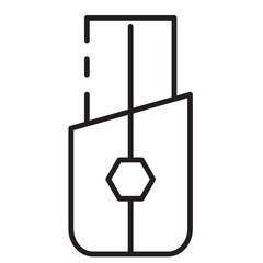 Chopstick Chinese Food Line Icon