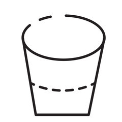 Drink Glass Juice Line Icon
