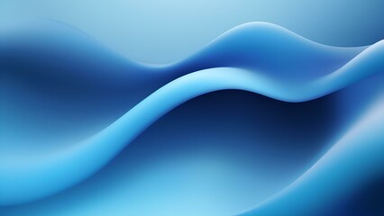 Obraz premium wavy blue wallpaper. Gradient Blue liquid background. Wave blue gradient background. Abstract blue color background.