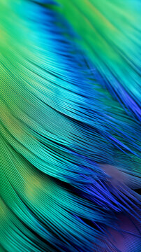 Beautiful peacock feather pattern background picture
